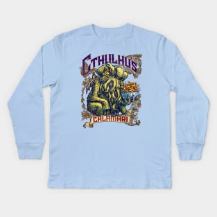 Cthulhu's Calamari Kids Long Sleeve T-Shirt